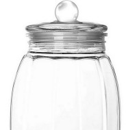 Pote Hermético 1,8 Litros Para Mantimento em Vidro Delisoga